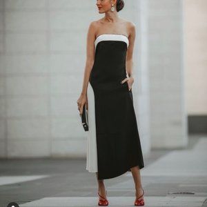 🔥MOVING SALE🔥NEW ZARA Wool Contrast Dress Mod S